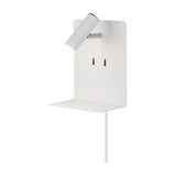 Element 2 Light LED USB Wall Light – Matt White