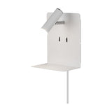 Element 2 Light LED USB Wall Light – Matt White