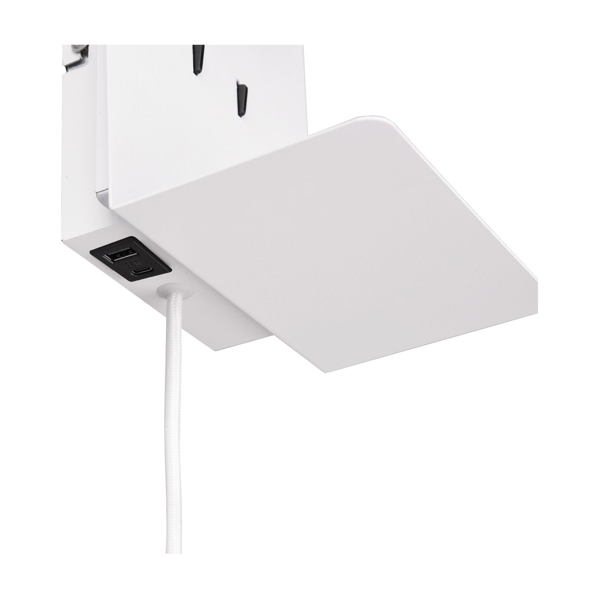 Element 2 Light LED USB Wall Light – Matt White
