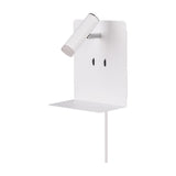 Element 2 Light LED USB Wall Light – Matt White