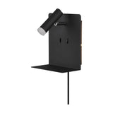 Element 2 Light LED USB Wall Light – Matt Black