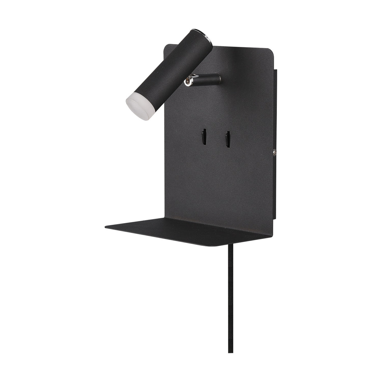 Element 2 Light LED USB Wall Light – Matt Black