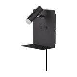 Element 2 Light LED USB Wall Light – Matt Black