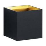Louis LED Up Down Cone Wall Light – Matt Black