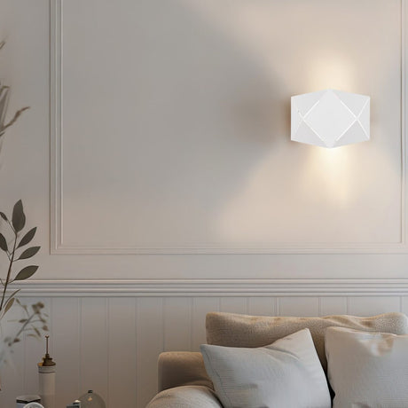 Zandor LED Wall Light – Matt White