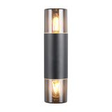 Hoosic 2 Light Up Down Outdoor Wall Light – Matt Black