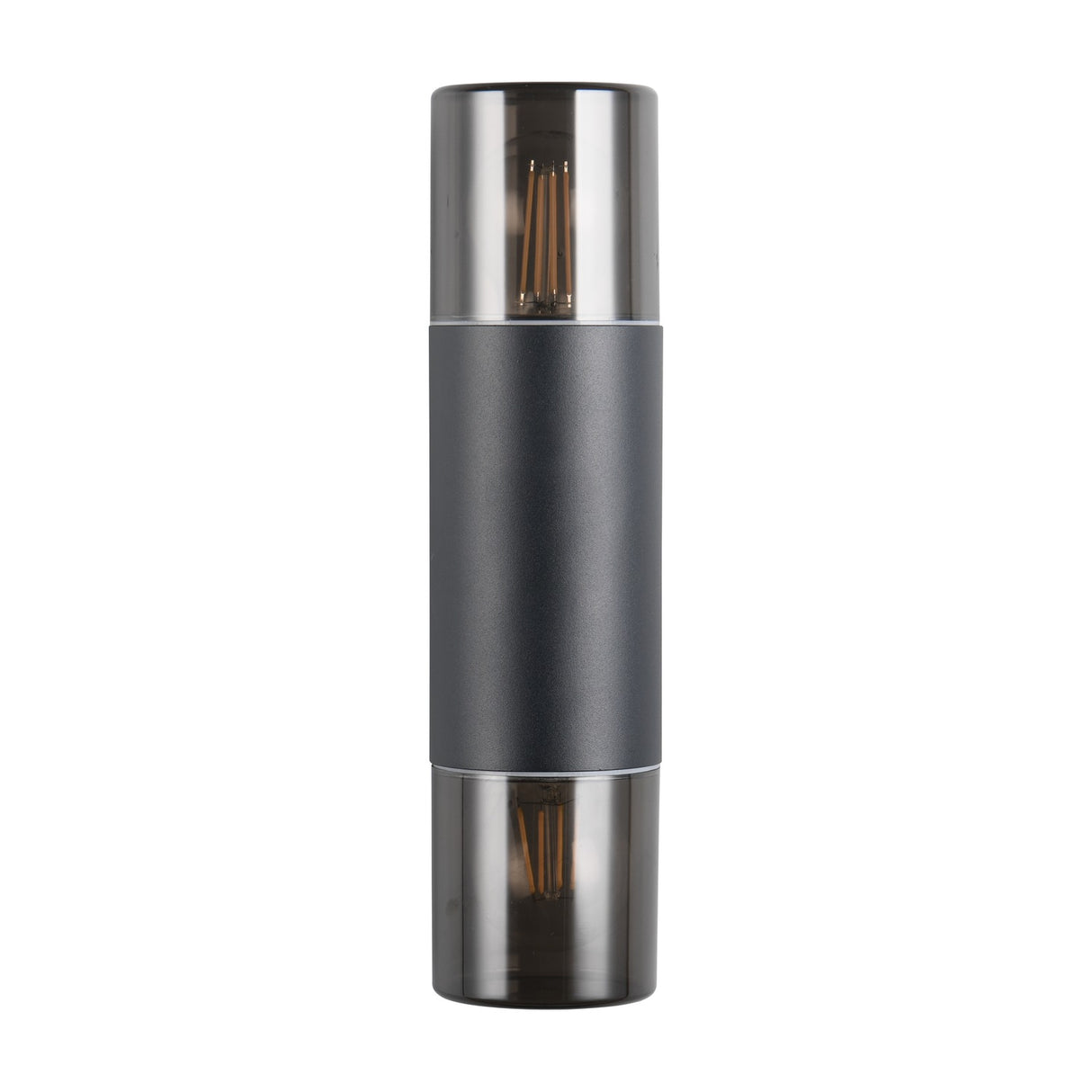 Hoosic 2 Light Up Down Outdoor Wall Light – Matt Black
