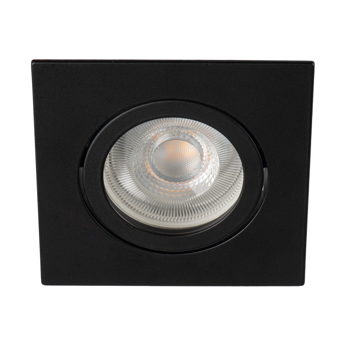 Dalla DTL-B (B) GU10 Square Recessed Spotlight 80x80 - Black