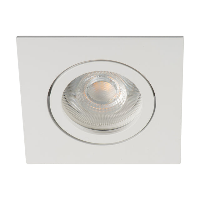 Dalla DTL-W (DTL) GU10 Recessed Square Spotlight 80x80 - White