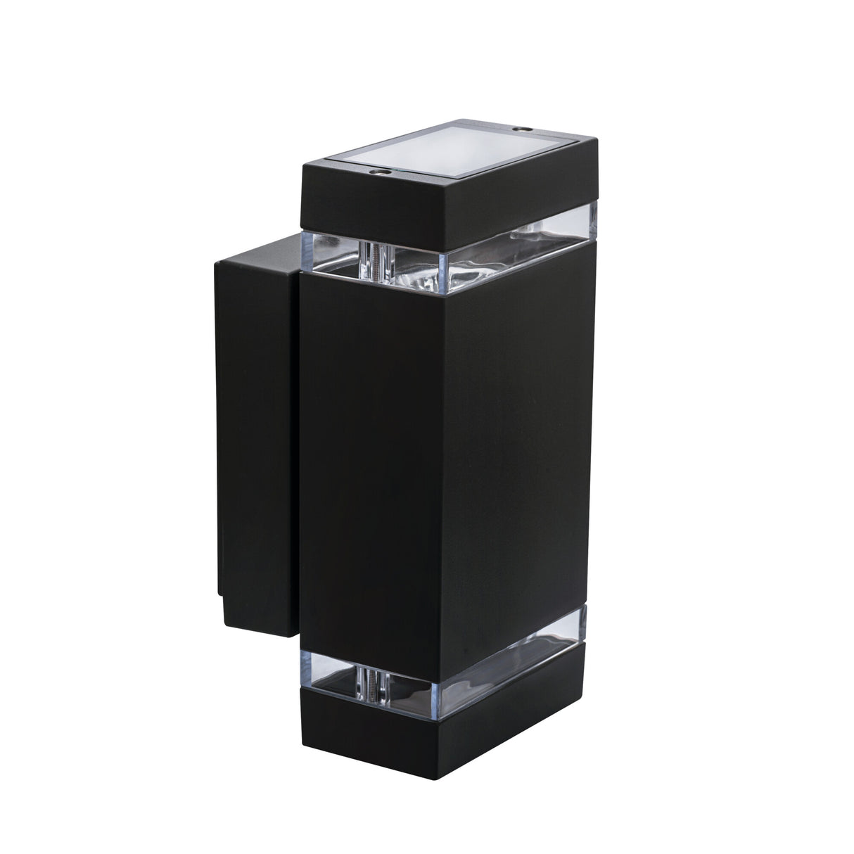 Zew Black 235J GU10 Up Down Outdoor Wall Light - Black