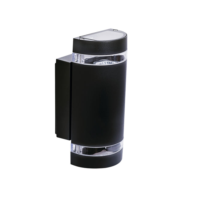Zew 235U 2x35W GU10 Up Down Outdoor Wall Light Black 235U - Black