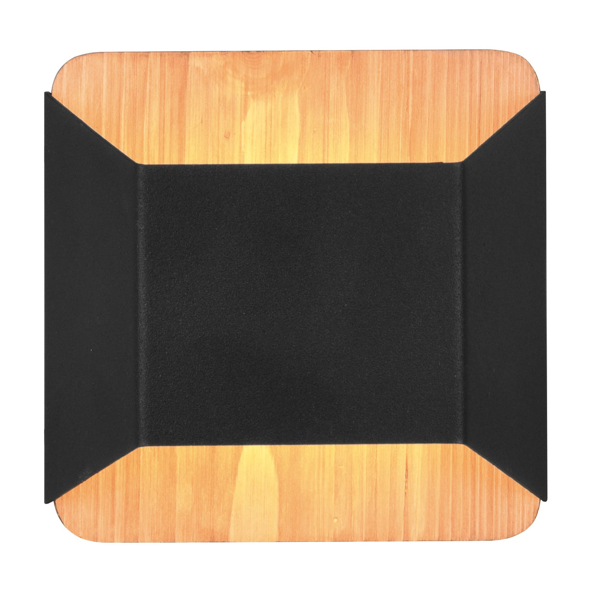 Arino LED Up Down Square Wall Light – Matt Black