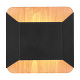 Arino LED Up Down Square Wall Light – Matt Black