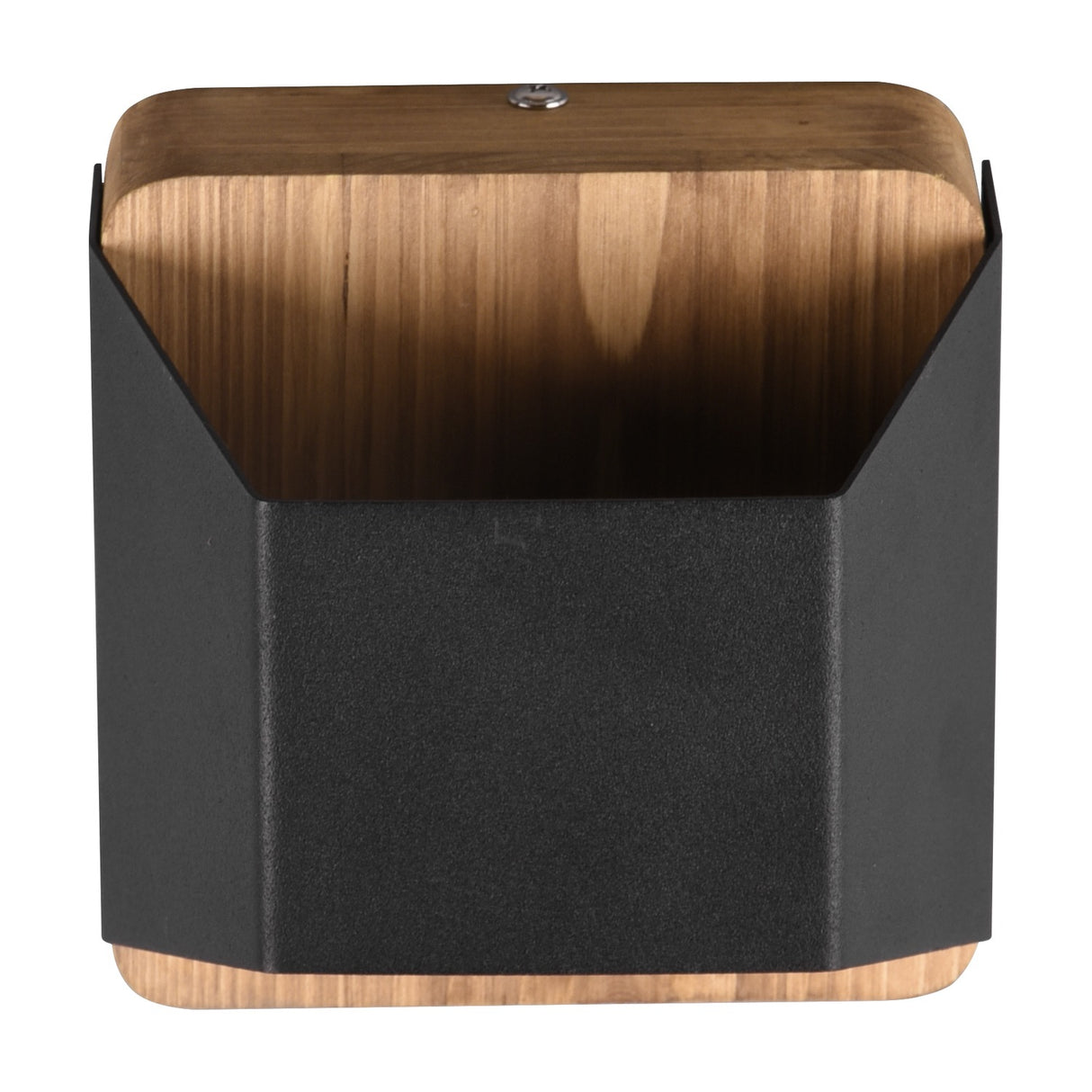 Arino LED Up Down Square Wall Light – Matt Black