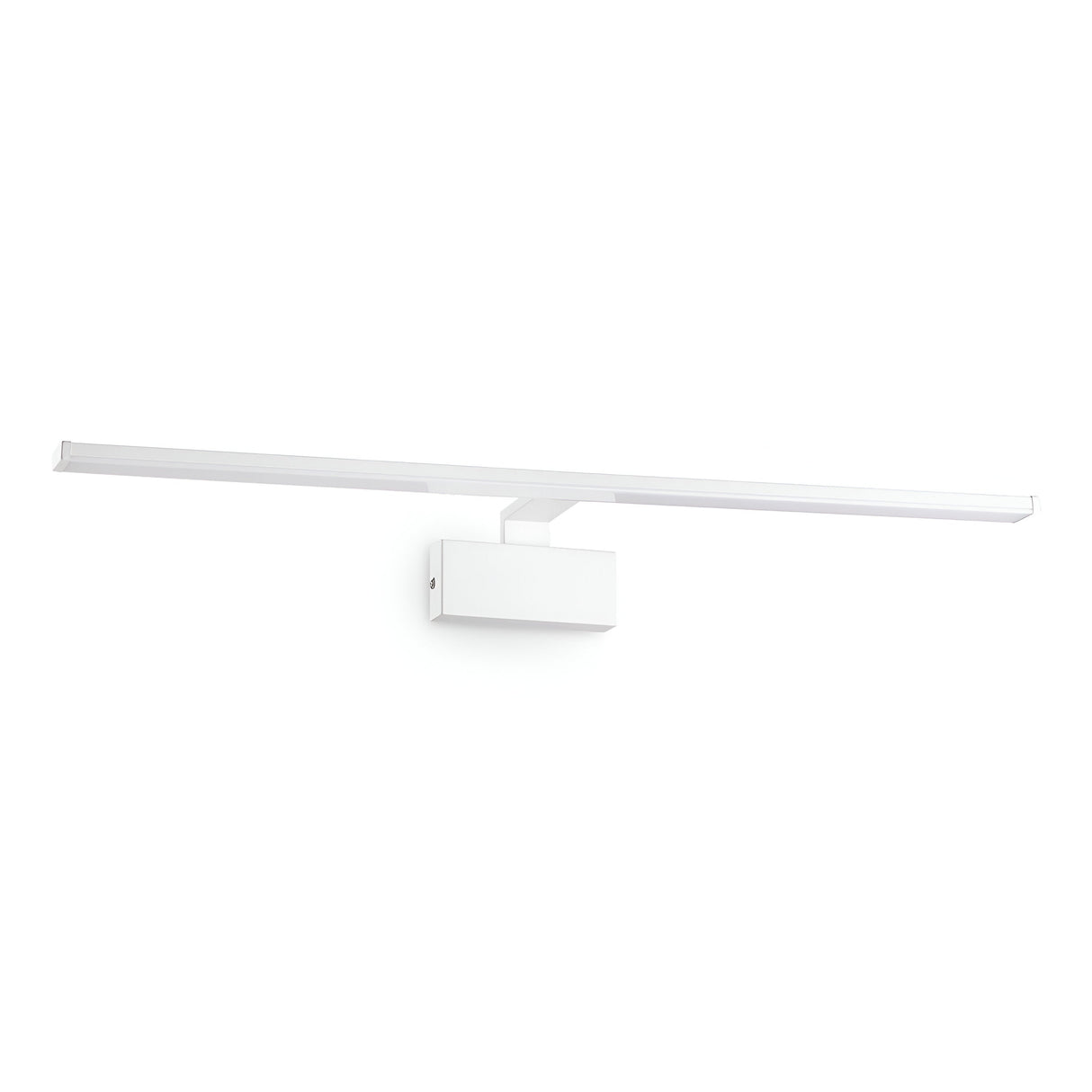 The Luminous LED Picture Light 18W 3000K in White, measuring 81cm, features a modern long horizontal bar and rectangular base that is perfect for illuminating artwork. Its minimalistic and sleek design makes it ideal for contemporary interiors seeking energy-efficient lighting solutions.