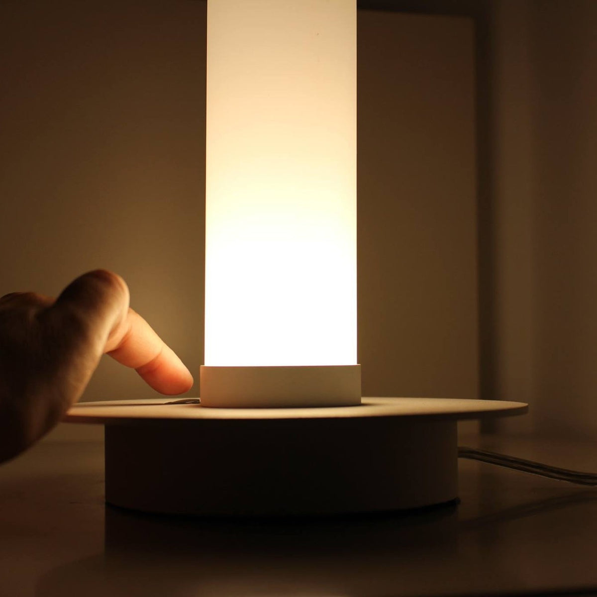 Delvarne LED Glass Table Lamp