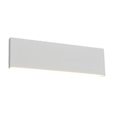 Concha LED Up Down Panel Wall Light – Matt White