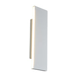 Concha LED Up Down Panel Wall Light – Matt White