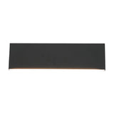 Concha LED Up Down Black Wall Light – Anthracite