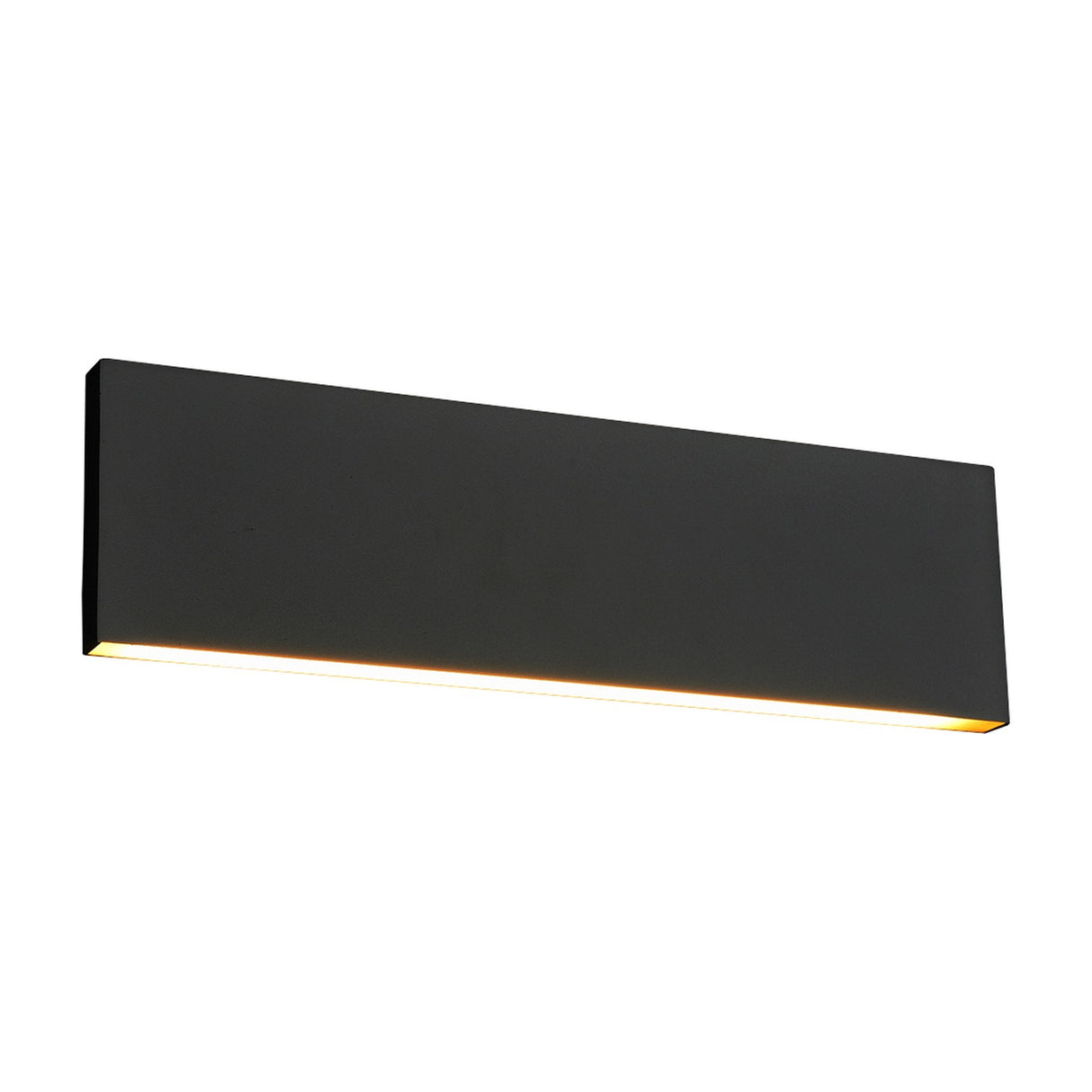 Concha LED Up Down Black Wall Light – Anthracite