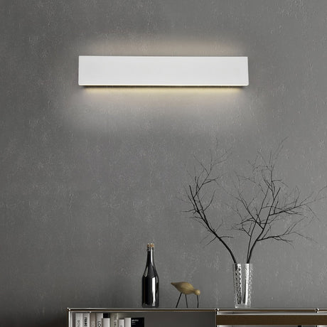 Concha LED Up Down Linear Wall Light – Matt White