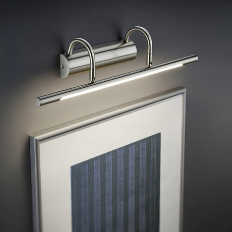 Cuadro 2 Light LED Linear Wall Light – Satin Nickel