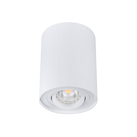 Bord Round GU10 Ceiling Light - Matte White