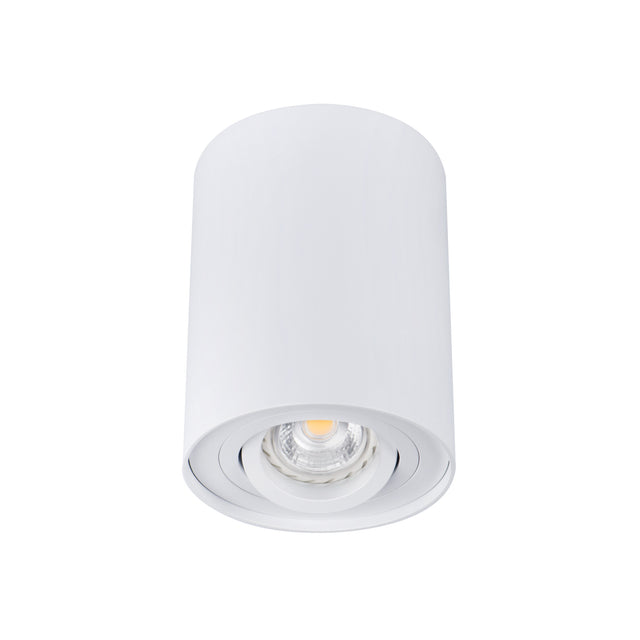 Bord Round GU10 Ceiling Light - Matte White