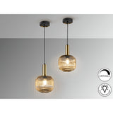 Norma 1 Light Glass Pendant - Amber