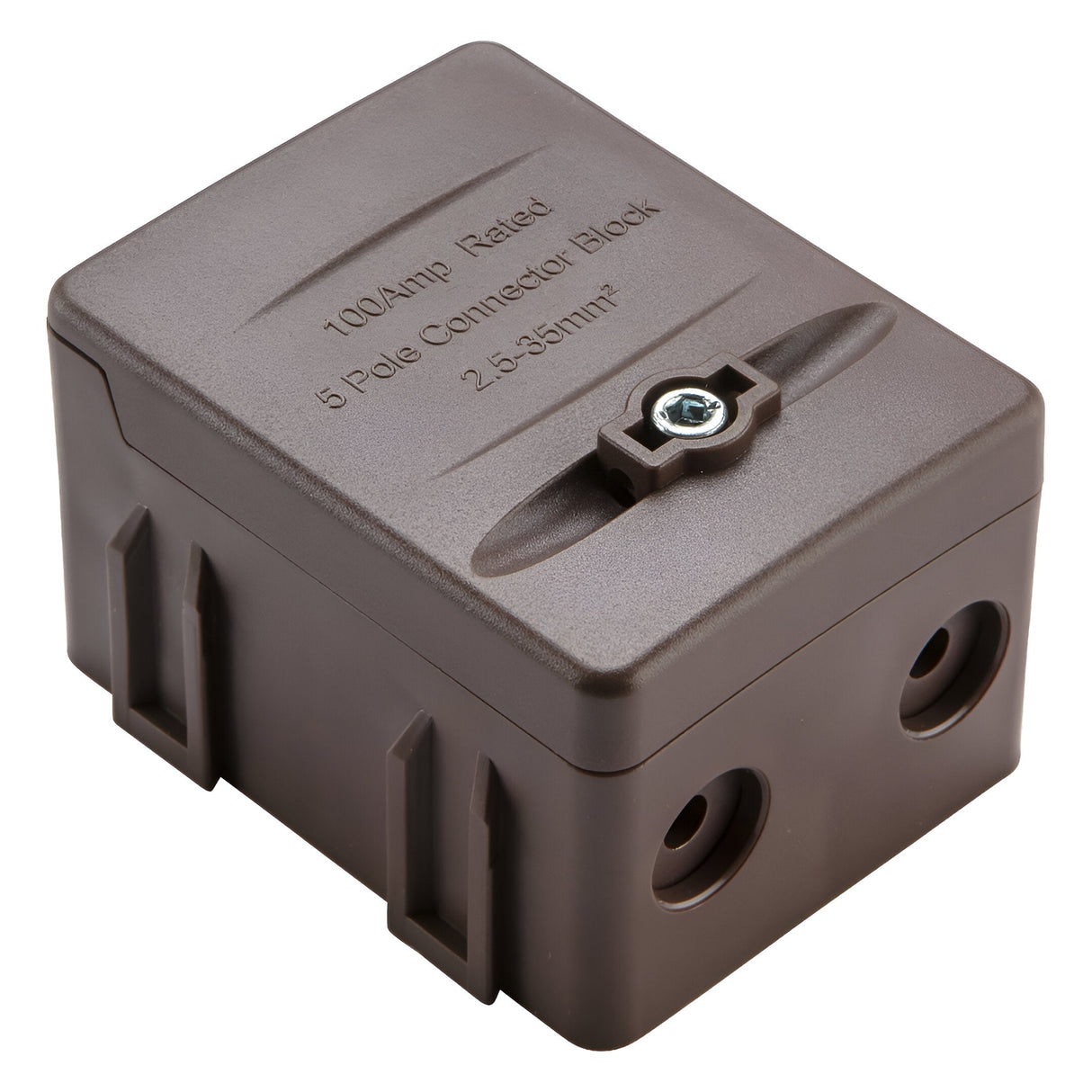 100A 5-Way SP Connector Block - Brown (L1)