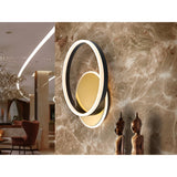 Oriel LED Ceiling Wall Light 38W 3000K - Gold/Black