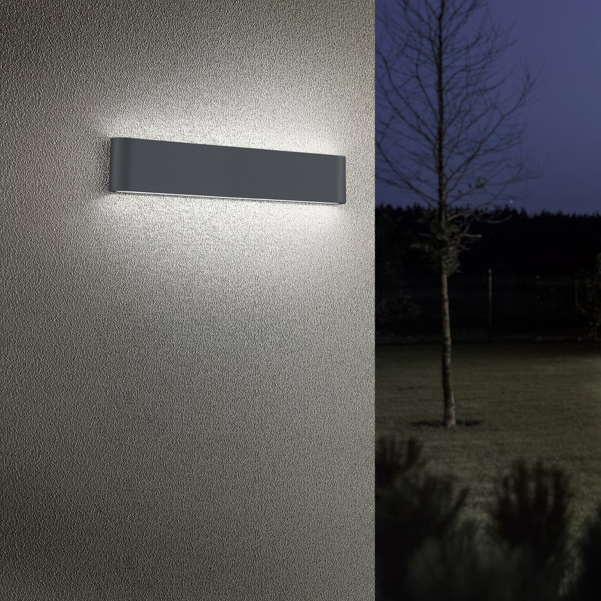 Thames II LED Up Down Outdoor Wall Light – Anthracite