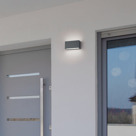 Trent LED Up Down Outdoor Wall Light – Anthracite