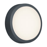 Breg LED Round Outdoor Wall Light – Anthracite