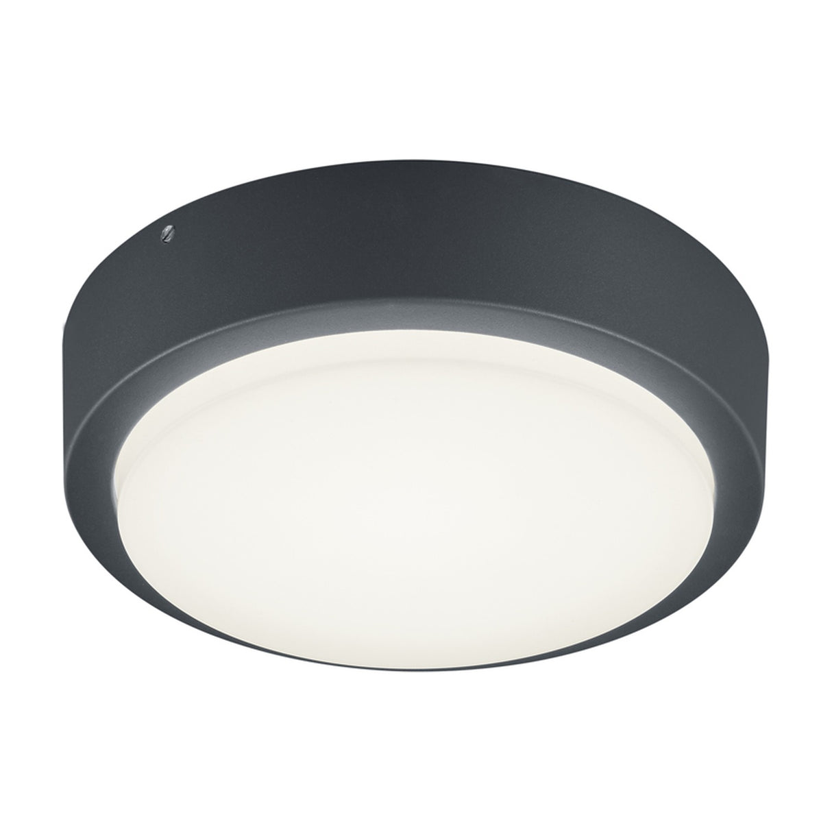 Breg LED Round Outdoor Wall Light – Anthracite