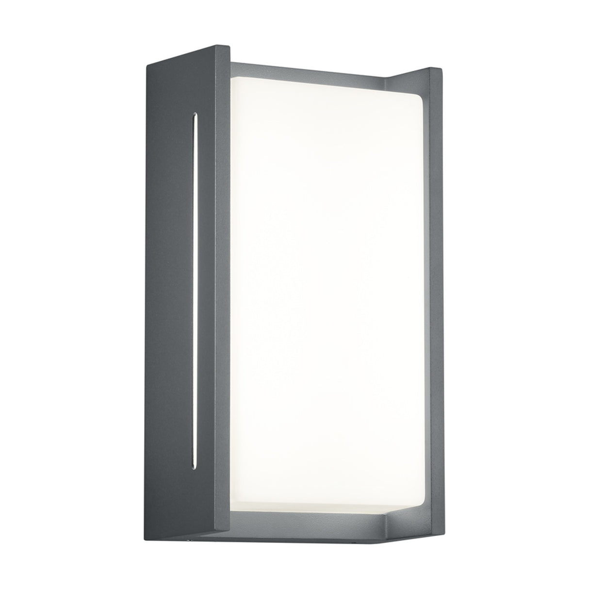 Indus LED Glass Outdoor Wall Light – Anthracite