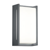 Indus LED Glass Outdoor Wall Light – Anthracite