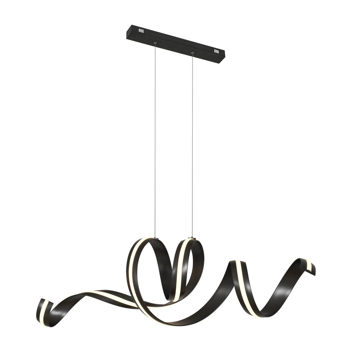 Amara 150cm LED Pendant Light - Black