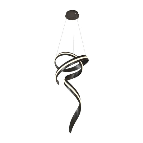 Amara 60cm LED Pendant Light - Black