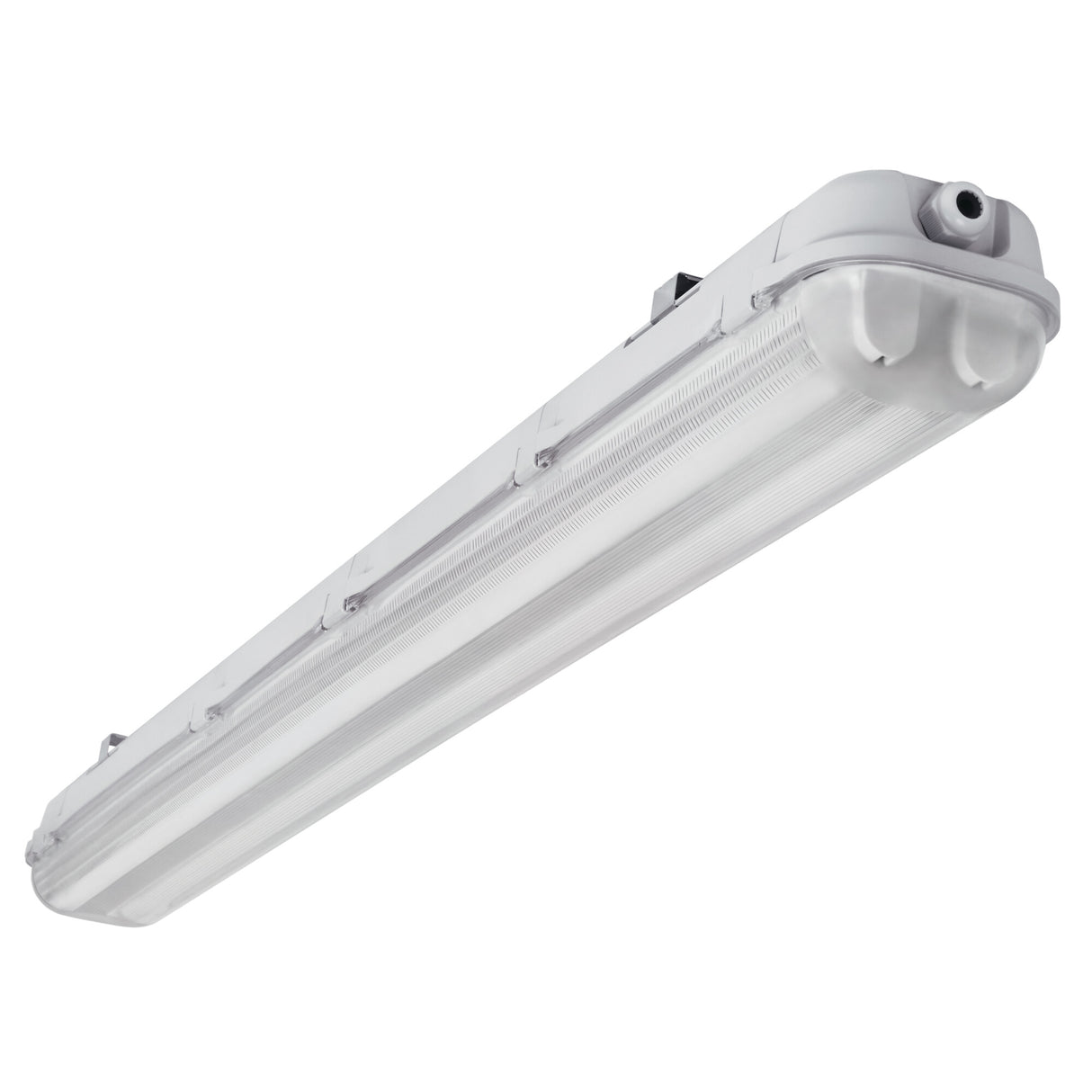 MAH 258 IP65 Twin T8 LED Batten (258/4LED/PC) 1570x120 - Grey