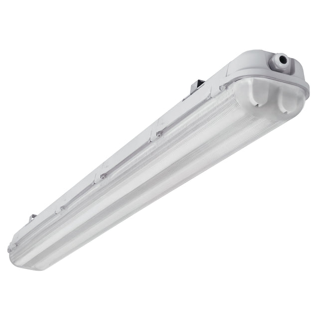 MAH 258 IP65 Twin T8 LED Batten (258/4LED/PC) 1570x120 - Grey