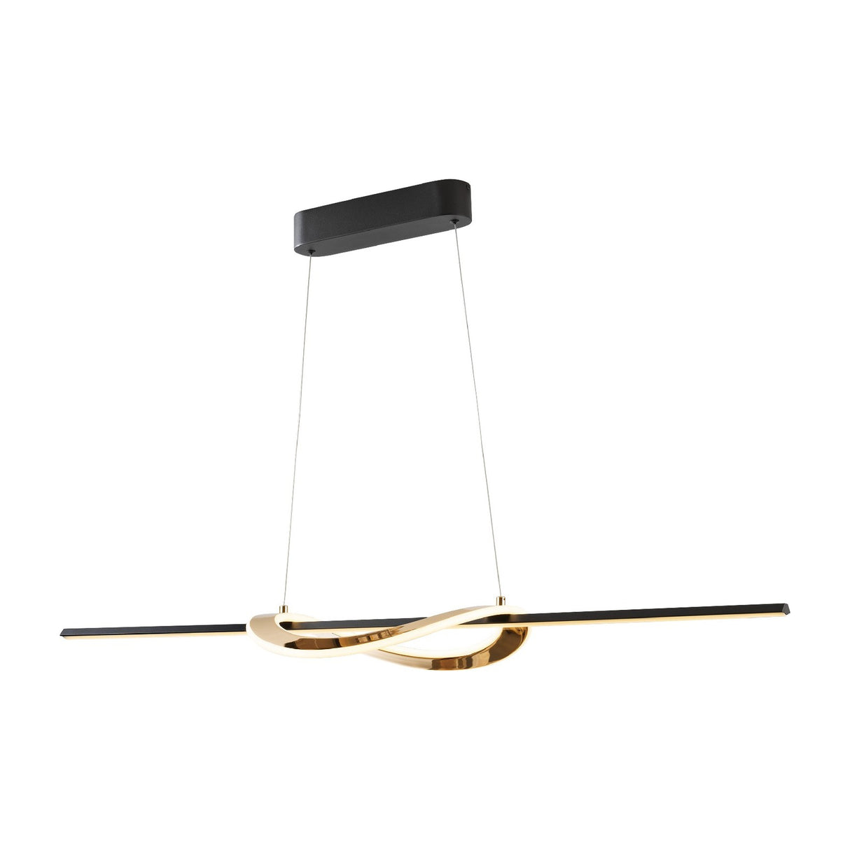 Enora LED Pendant Light - Gold and Black