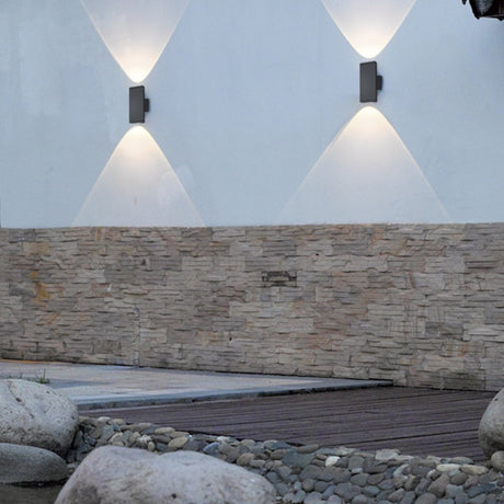 Colorado 2 Light LED Up Down Outdoor Wall Light – Anthracite
