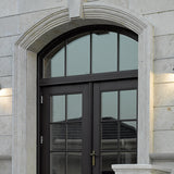 Tiber LED Glass Outdoor Wall Light – Anthracite