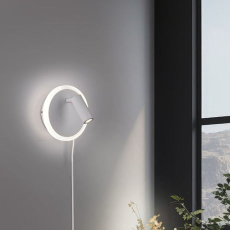Jordan 2 Light LED Wall Light – Matt White
