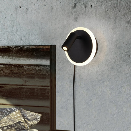Jordan 2 Light LED Wall Light – Matt Black
