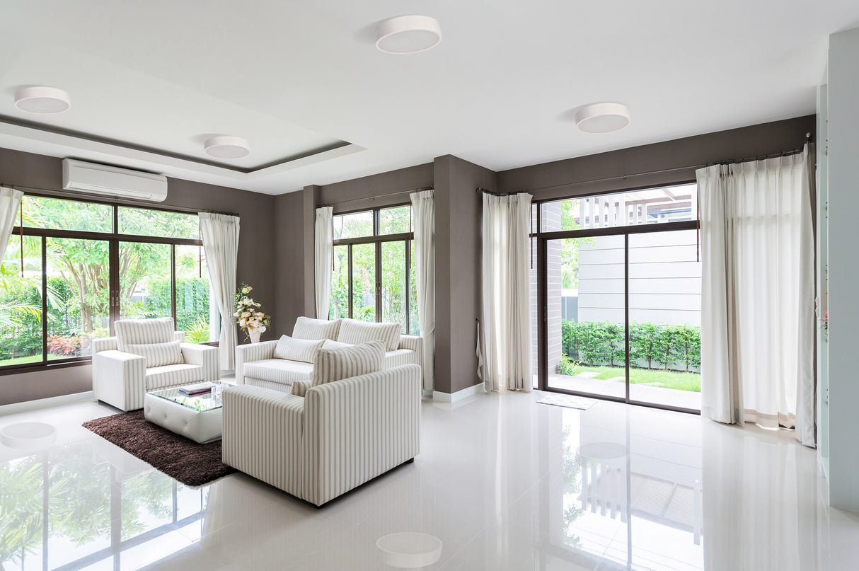 Jasmin Ø380 2 x E27 Round Ceiling Light - Wenge