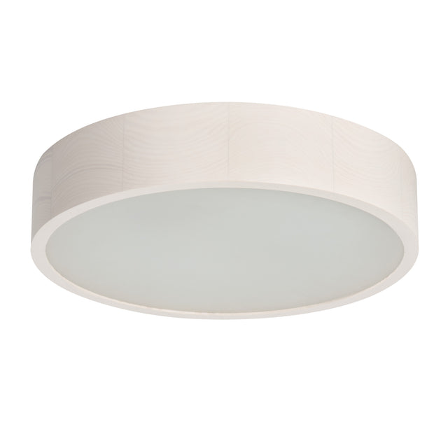 Jasmin Ø380 2 x 20W E27 Round Ceiling Light - Sonoma Oak