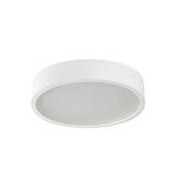 Jasmin Ø280 E27 Round Ceiling Light - Matte White