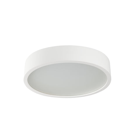 Jasmin Ø280 E27 Round Ceiling Light - Matte White